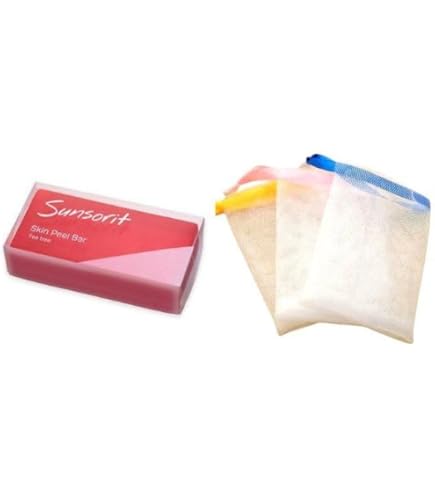 Amazon | 【セット】サンソリット スキンピールバー 赤 ティートゥリー